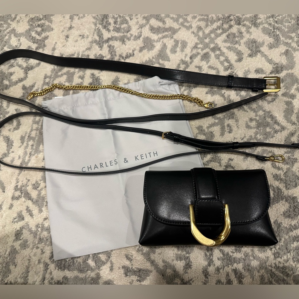 Charles & Keith Crossbody Convertible Bag